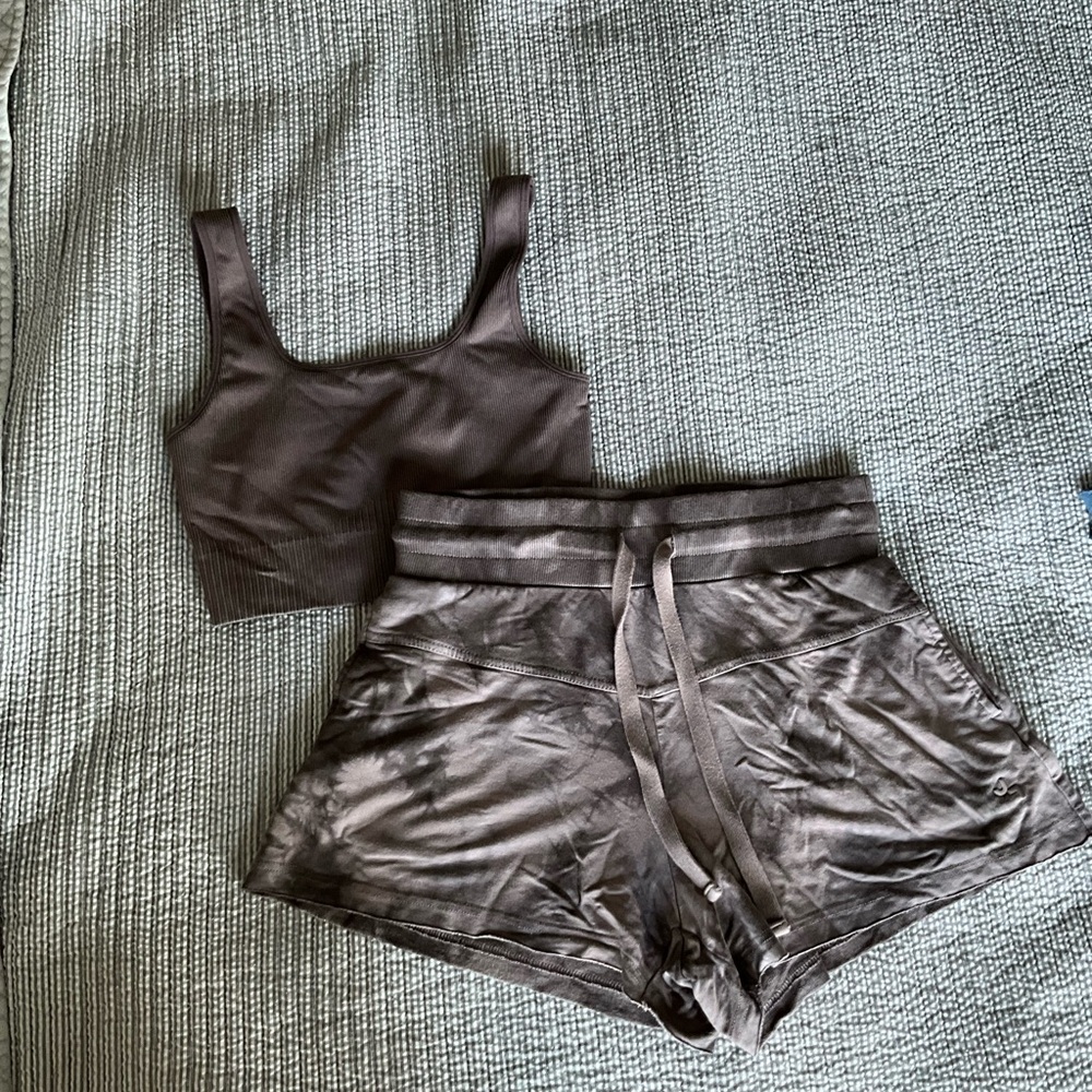 Brown/Beige Tye Dye Target Joy Lab Athletic Set